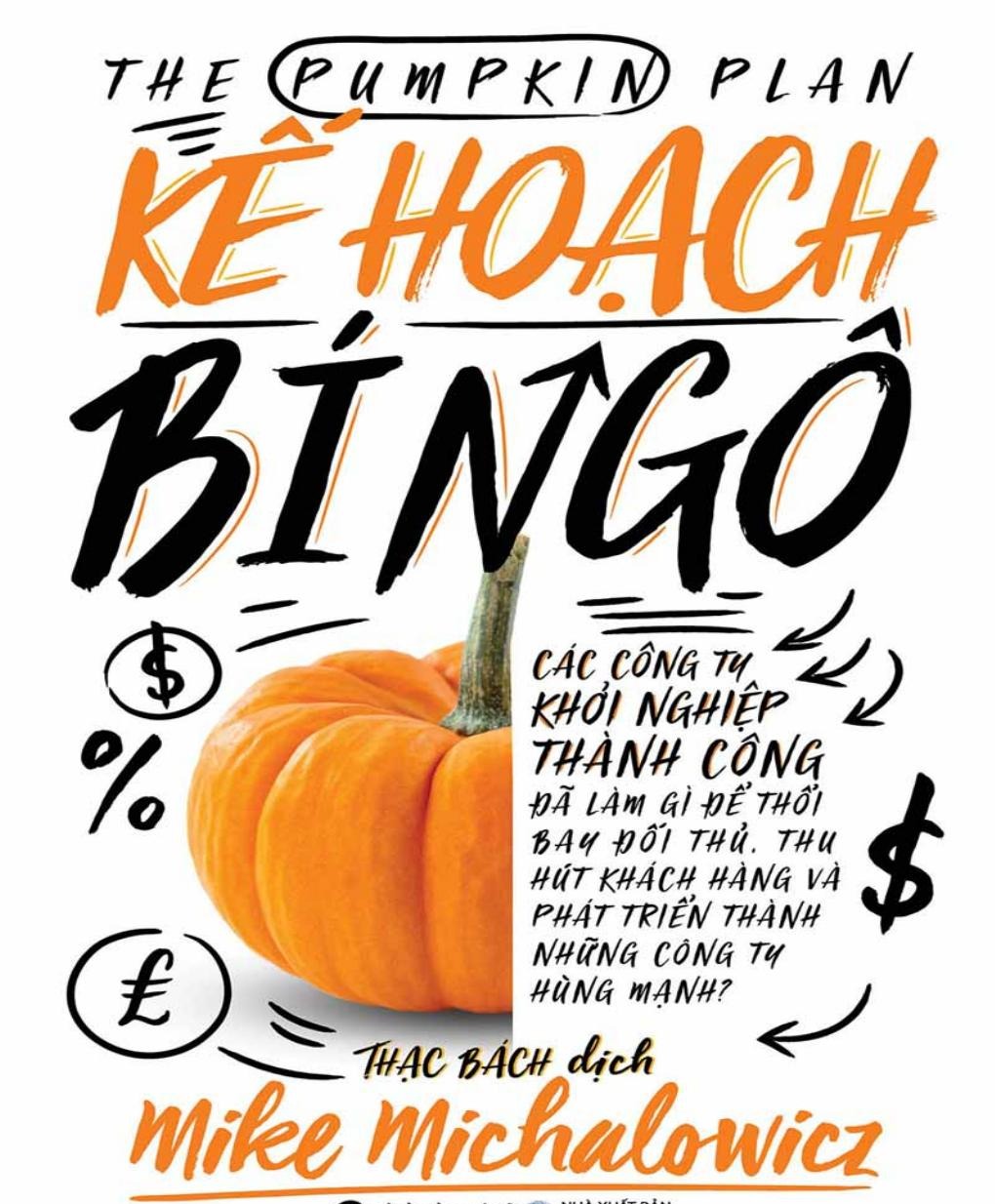 Cover of the Vietnamese edition of The Pumpkin Plan — Kế hoạch bí ngô